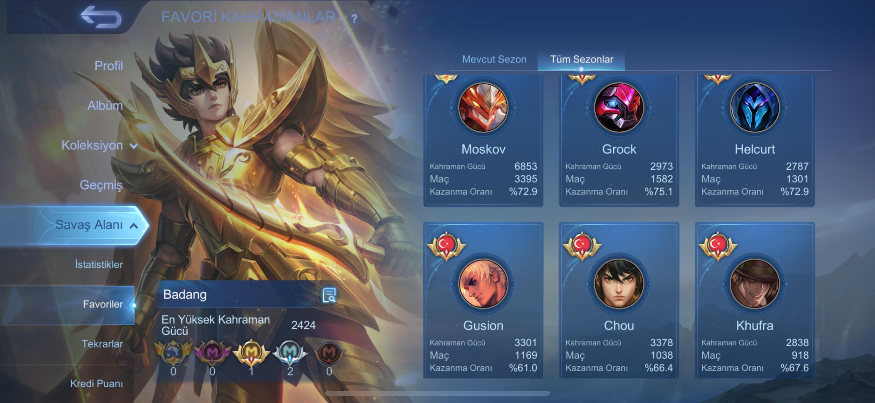 Moskof main rank ağırlıklı