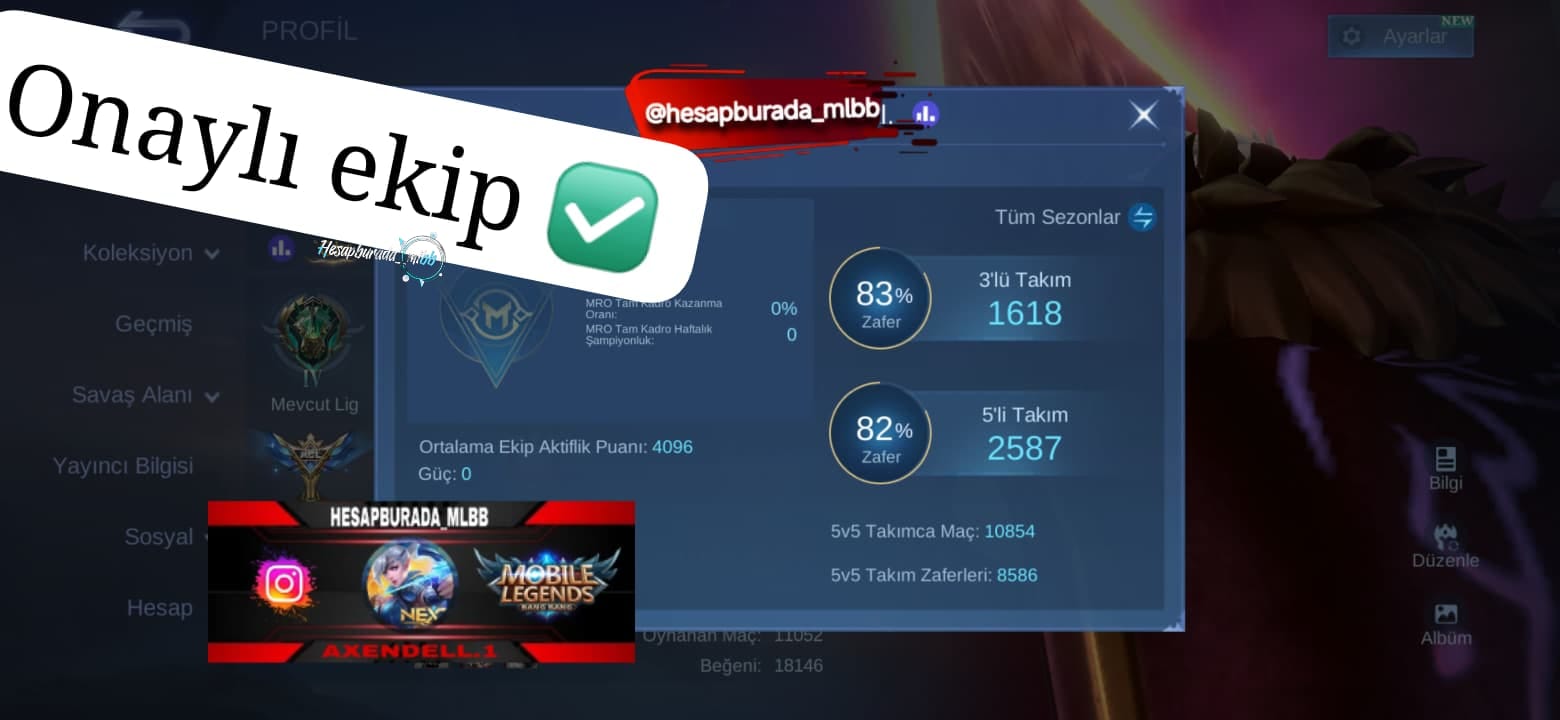 Onaylı ekip + geçmiş gizleme +